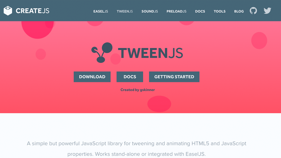 Tweenjs 現場で使えるアニメーション系JSライブラリまとめ - GSAP, Anime.js, Tween.js, WebAnimationなど ...
