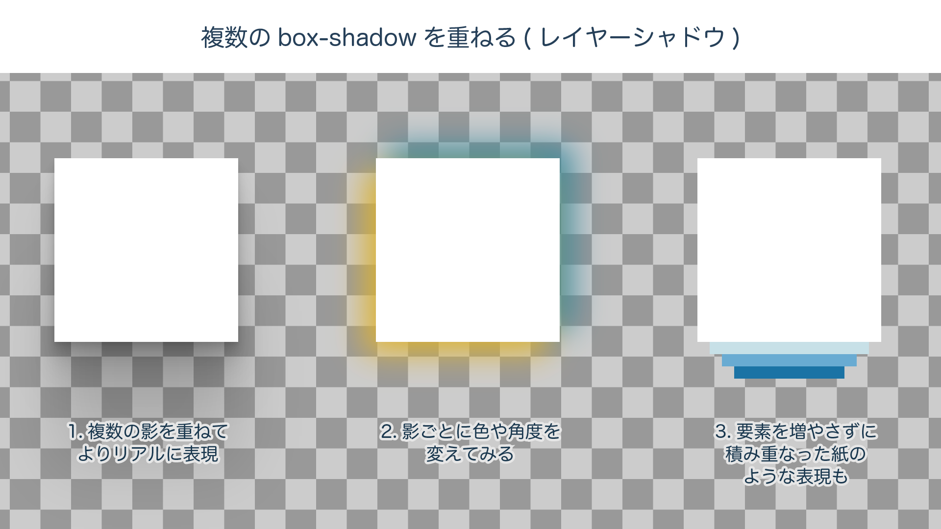 Box Shadowだけじゃない Cssでできる色々な影の表現と意外に知らない落とし穴 Ics Media