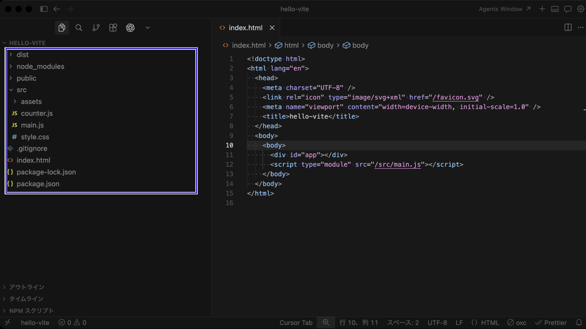 Project file structure