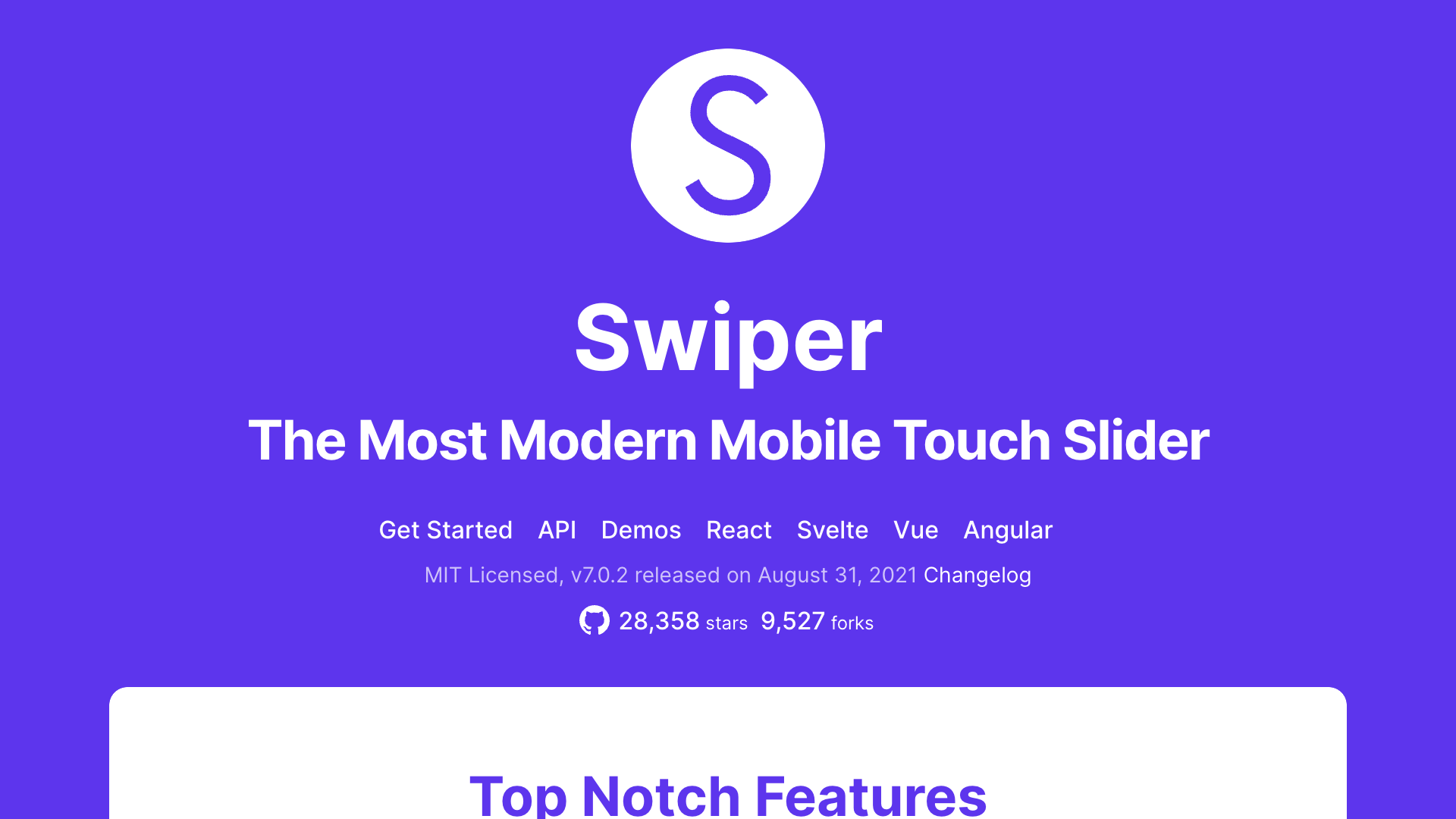 Swiper.jsのサイトイメージ