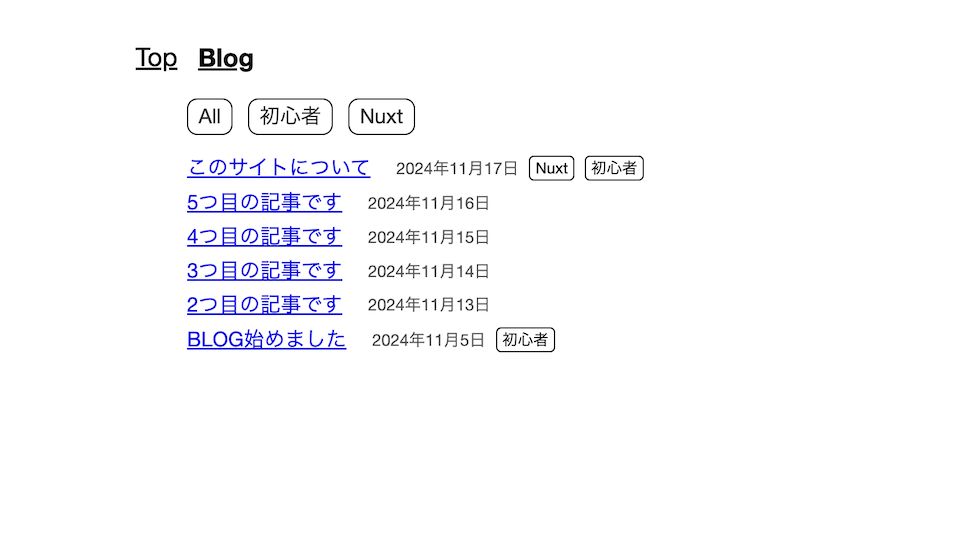 コンテンツ一覧