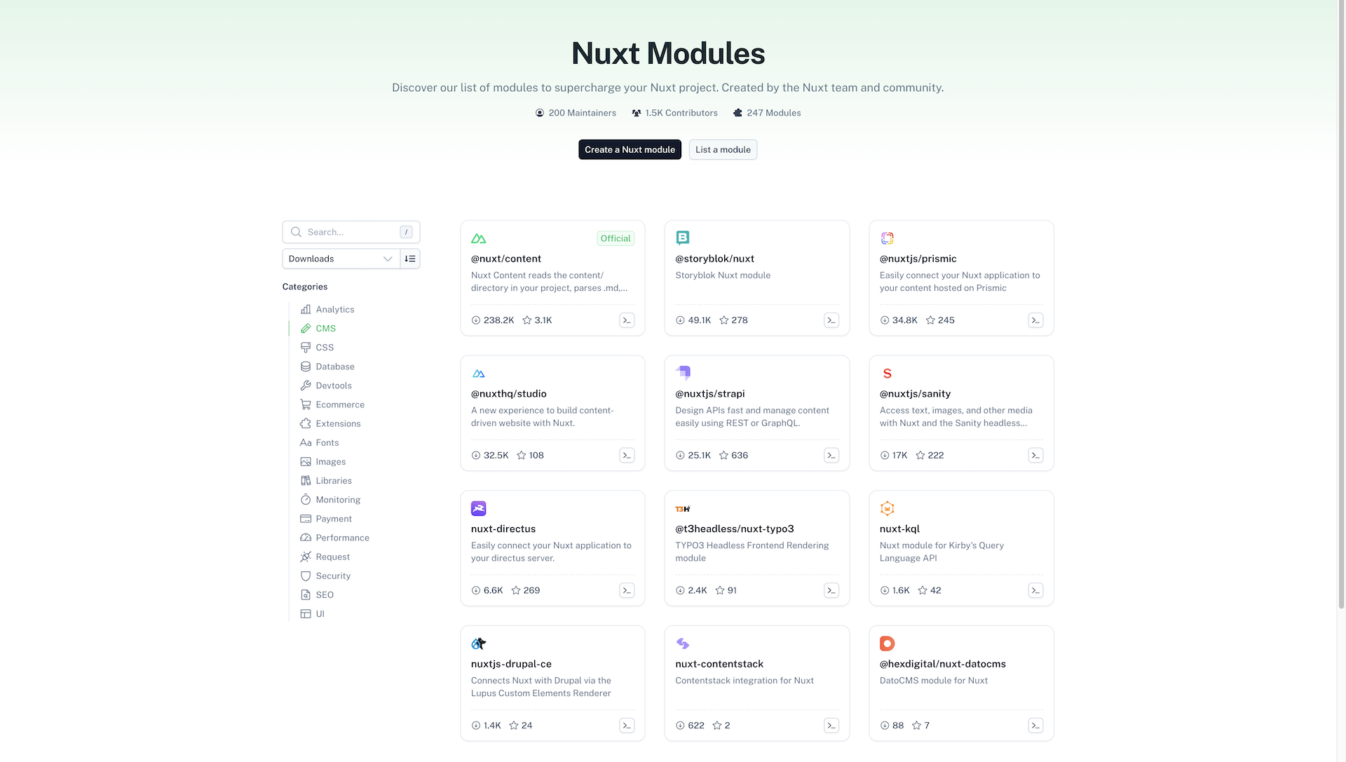 Nuxt Modules