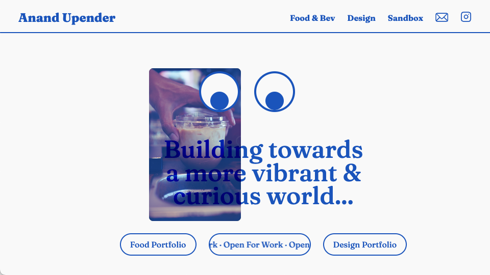 Anand Upender Portfolio