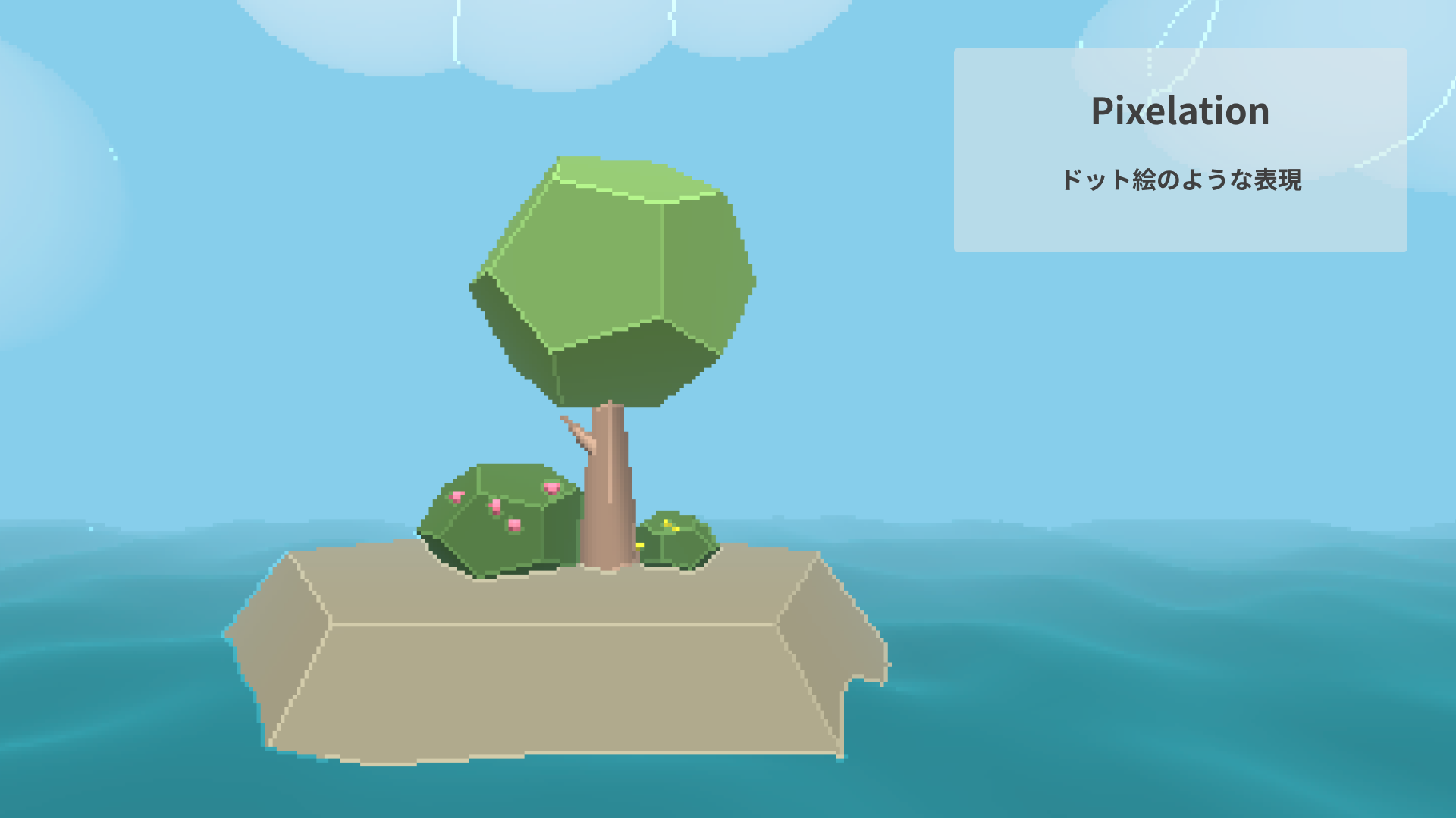 Pixelationエフェクト