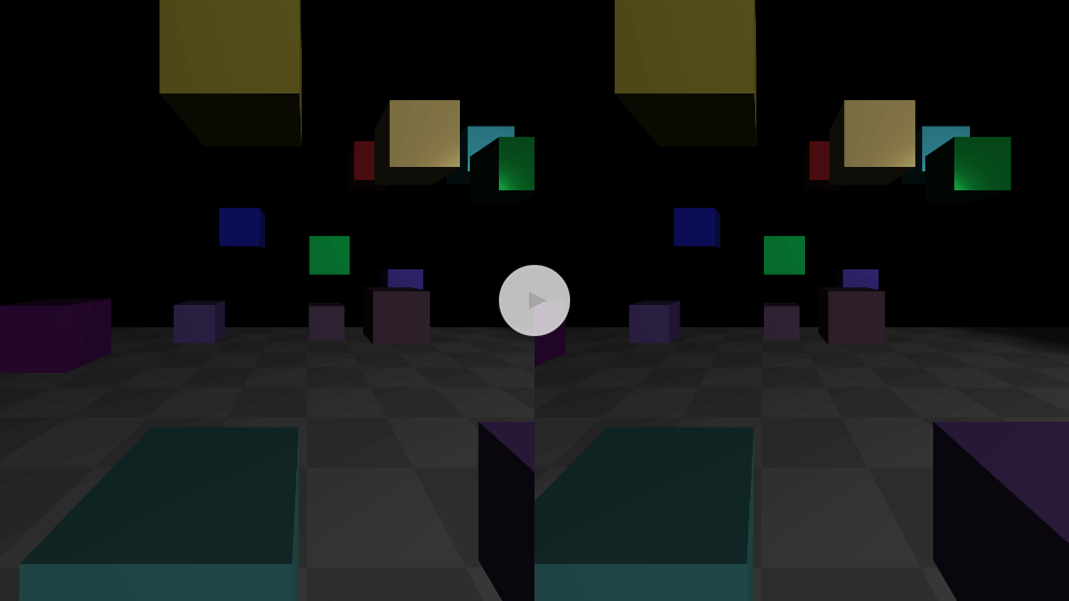 Three.jsのVRデモ