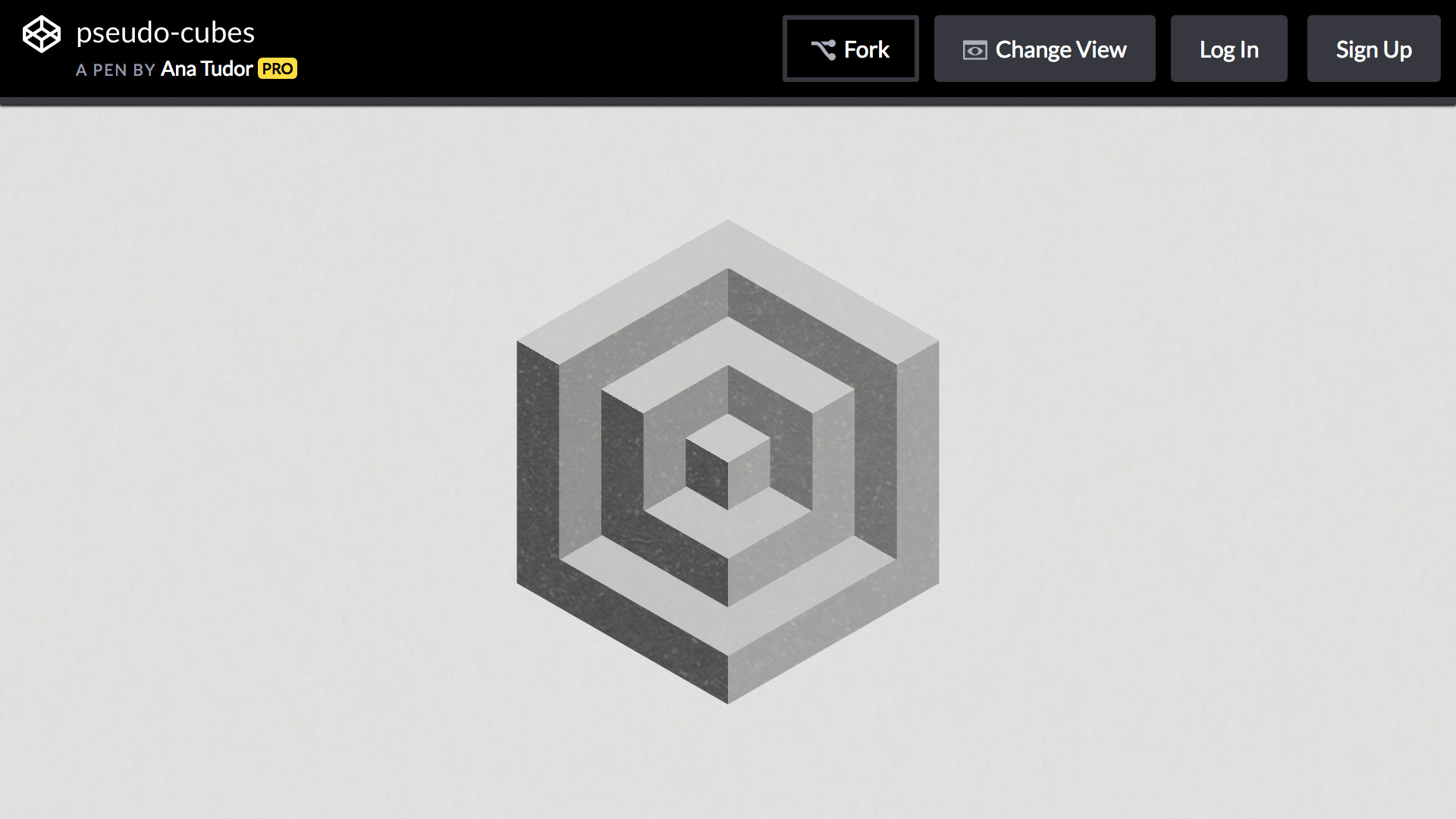 疑似的な立方体の作例