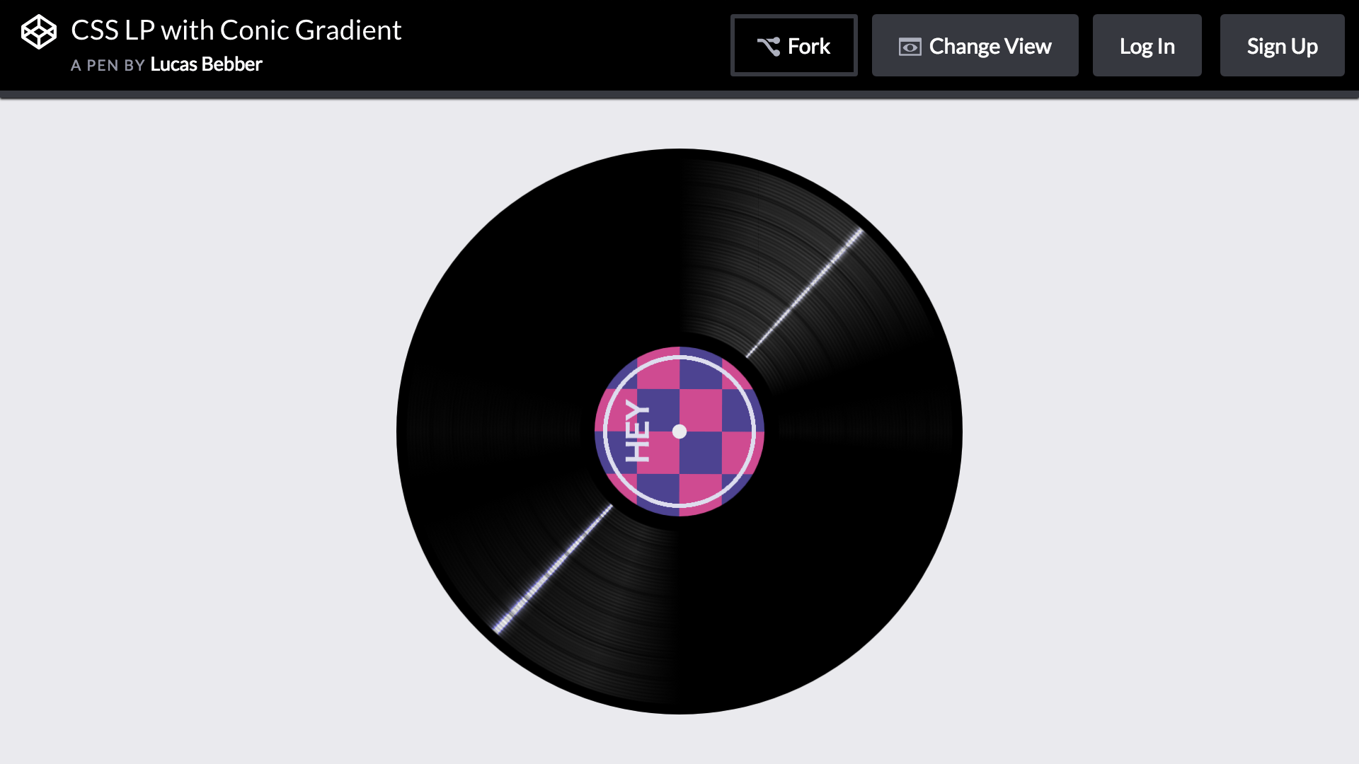 レコードの作例